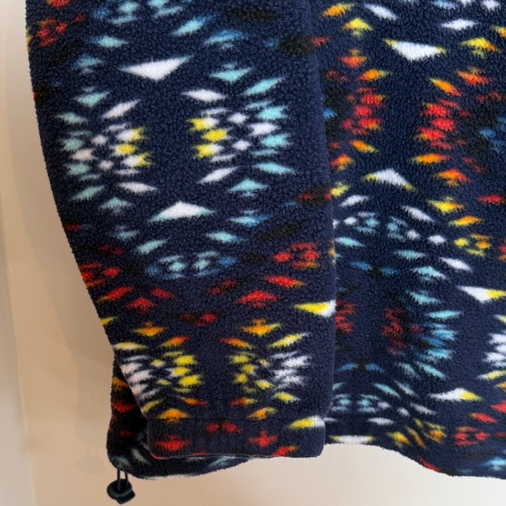 Massive Outdoor Fleece Hoodie Size M Vibrant Multicolor Pullover - Picture 7 of 14